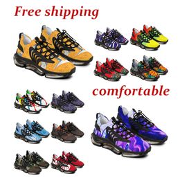 2024 New Design Free shipping Customised Sports Shoes DIY Men Women Runner Hiker Athletic Heighten Comfortable Breathable Stylish Sneaker Triple Black Pink Yellow