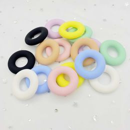 Teethers Toys 5 donuts baby silicone dental rings DIY necklaces baby toys teeth toys childrens gifts S52112