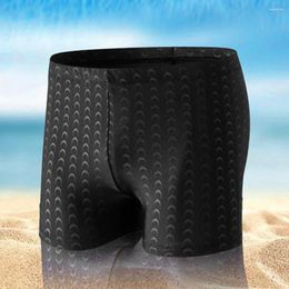 Boys Swim Trunks Waterproof Quick Dry Bathing Suit Man Diving Long Swimsuit Boxer Briefs Gay Beach Shorts Wear