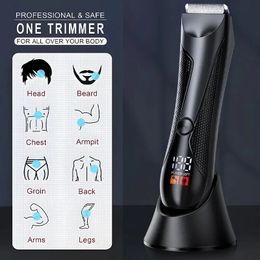 KIKIDO Kk6006b Trimmer for Men Rechargeable Hair Clippers Beard TrimmerCordless Barber Grooming Sets 240516