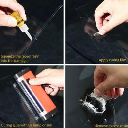 Car Windshield Crack Repair Tool Kit DIY Auto Glass Windscreen Cracked Repair Fluid Window Scratch Crack Restore Car Accessories