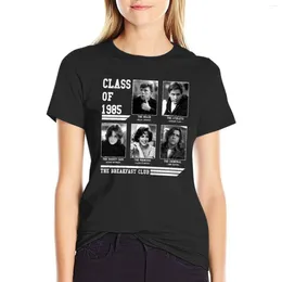 Women's Polos The Breakfast Club - Class Of 1985 T-Shirt Tees Funny T Shirt Short Sleeve Tee Womans Clothing