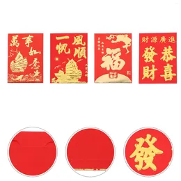 Gift Wrap 160Pcs Chinese Year Red Envelopes Spring HongBao Money Pocket Paper Packet Festival Pouches Dragon