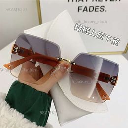 Letter H Sunglasses Big Brand H's Same Style Sunglasses For Women Designer Sunglasses New Louiseviution Sunglasses Resistant Fashionable Lvse Sunglasses 394