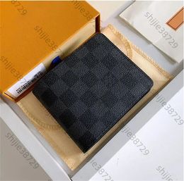 2023 Top High quality designers wallets cardholder plaid luxurys mens wallet designers women wallet high-end with box Purse Crossbody Bag