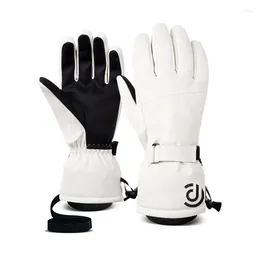 Cycling Gloves Winter Cotton Warm Ski Men Women Touch Screen Five-finger Outdoor Running Mountaineering Sports