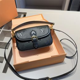 Woman Mini Emboss Shoulder Bags Floral Handbag Designer Bag Crossbody Phone Bags Luxury Pochette Leather TOP