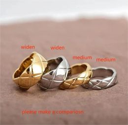 Fashion Simpleness Designer Rings men woman 18k gold Plated Rose Gold S925 silver Rhinestone celebrity Crush Rings wedding rings marriage ring lover Gift