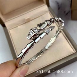 High luxury brand jewelry designed bracelet Womens and Diamond Snake Bracelet with Quality Jewelry with Original logo bulgarly