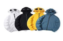 Men039s Hoodies Sweatshirts Streetwear Hip Hop Men Round Lens CP Sweatshirt Pullover Pure Cotton Hooded Fleece Warm Harajuku 5729211