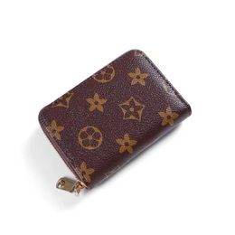 Designer Short Wallet Women Purse Card Holders Original Box Lady Zipper Wallet Fashion Promotion Wholesale Discount Cards Holders Cash 264E