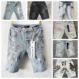 Short Purple Jeans Short Mens Designer Mens Shorts Jeans Straight Holes Casual Summer Night Club Blue Ksubi Jeans Womens Shorts Luxury Purple Brand Jeans89da