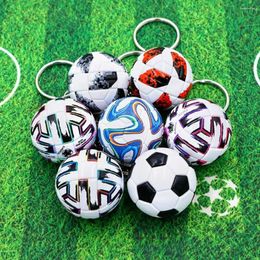 Keychains Accessories Football Keychain High Quality Light Weight PVC Pendant Soccer Ball
