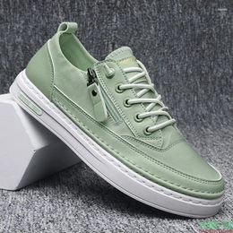 Casual Shoes Umbrella Fabric Andd Microfiber Men's Trendy Lace Up Walking Canvas Outdoor Summer Breathable Mens Board