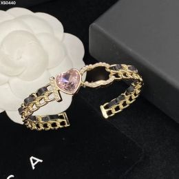 Designer charm bracelets female Jewellery bracelets black box bracelets printed with gold logo stamps fashion gifts