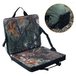 Camp Furniture Folding Chair Cushion Back Support Pad With Handle & Shoulder Strap Lightweight Stadium For Concerts