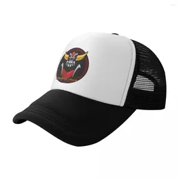 Ball Caps Punk Grendizer Ufo Robot Baseball Cap Breathable Goldrake Mecha Anime Trucker Hat Performance Snapback Hats Summer