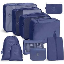 Storage Bags Travel Organiser Suitcase Packing Set Cases Portable Luggage Clothes Shoe Tidy Pouch Bag