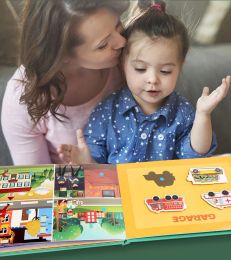 Activity Busy Book for Kids 2 3 Year Sensory Educational Toys Montessori Baby Toys Stickers Quiet Books For Children Active Book