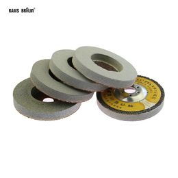 5 piece 4" PVA Spongy Wheel Grindstone Sponge Abrasive Grinding Wheel for Glass Stone Polishing