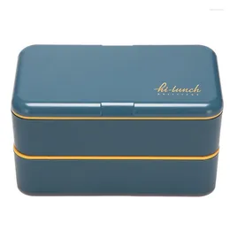 Dinnerware Sets Bento Boxes For Adults Kids All-In-One Stackable Premium Japanese Adult Box Container With Utensil