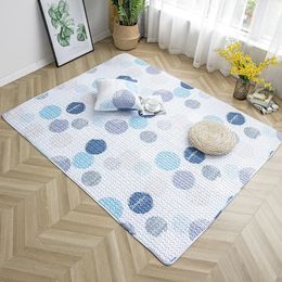 Japanese Tatami Mat Cotton Carpet Living Room Bedroom Rugs Nonslip Floor Mats Window Cushion Yoga Baby Crawling Blanket 240516