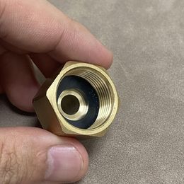 Female M22 to M14 Male Adaptor Pressure Washer Gun Hose Connector Brass Fitting