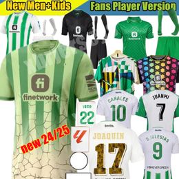 24 25 Real Betis ISCO Soccer Jerseys 2023 20242025 JOAQUIN FEKIR B.IGLESIAS CANALES WILLIAN J Shirt WILLIAM CAMARASA 01 02 03 04 76 77 82 85 94 95 96 97 98 99 00 2001 2002 1995