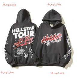 Hellstarr Spider Hoodie Hoodie Designer Hoodie Men Pullover Star Flash Long Sleeve Street Hip-Hop Blue Red Grey White Yoga Vintage Hoodios 7305