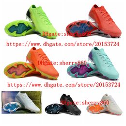 Soccer shoes arrival mens boys women cleats 16 XV Elite FG football boots blue whtie Plating Sole Knit size 35-45EUR