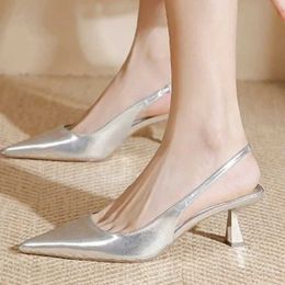 Dress Shoes 2024 Spring and Autumn New Style Fashionable Comfortable Elegant and Versatile Style High Heels and Stiletto Heels H240521