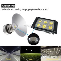 LED Focus Lens 66mm PMMA Flat-Bottom Convex Lens For DIY Sunshine Light Flashlight Bicycle Lamp lantern headlamp lenses