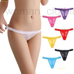 Designer Women's Panties Women Sexy Hollow Out Thongs Lace Briefs Low Waist Transparent G-String Underwear Female Breathable Intimates Lingerie 968