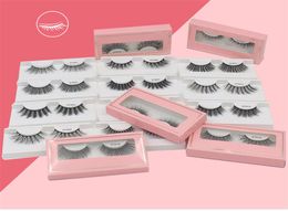 False eyelashes 3D Faux Mink Natural Thick Eyelashes Long Eye Lashes Extension Wispy Makeup Tools9860628