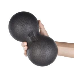 Peanut Fitness Massage Ball Set Yoga Roller Double Lacrosse Mobility for Myofascial Physical Therapy Deep Tissue 240513