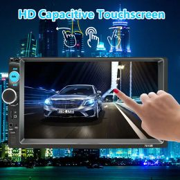 CarPlay Bluetooth Autoradio 7" Touch Screen Mirror Link Multimedia Video Player for Toyota KIA Ford VW Skoda 2 Din Car Stereo