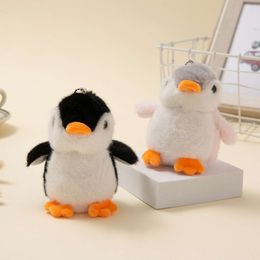 3PCS 10cm Penguin Plush Doll Keychain Cute Cartoon Schoolbag Pendant Bag Backpack Decorations Kids Toys Wholesale