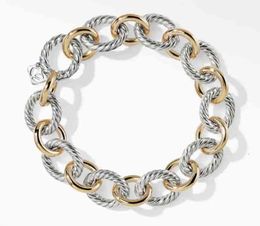 Designer Jewelry Bracelet Gold Sliver Bangles Charm Men Women 925 Sterling Silver Bracelets Fashion Hip Hop Style Ladies Couple Gi9125173