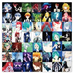 63pcs ins Land of the Lustrous Waterproof PVC Stickers Pack for Fridge Suitcase Notebook Cup Bicycle Desk Skateboard Case Laptop Phone.