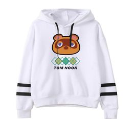 New Game Animal Crossing Men Sweatshirts Hoodies 2020 Fall Winter Funny Tom Nook Casual Loose Fit Hip Hop Fashoin Pullover Tops4265027