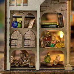 DIY Doll House Wooden Case Miniature Furniture Dollhouse Toys for Children Birthday Gifts 003 d7655