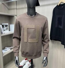 Cotton sweater mens sweatshirt double F embroidery long sleeve tshirt fd designer hoodie men women casual oversize pullover sweate5184223