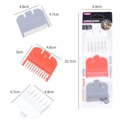 3Pcs/Set Professional Hair Clipper Guards Thin Cutting Guide Combs Hair Trimmer Guards Attachment Replacement For Most Clipper