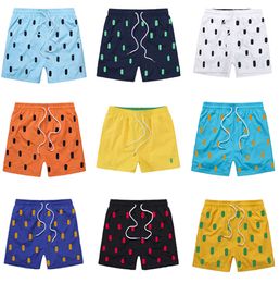Mens T-Shirts Shorts Designer Summer Swim War horse embroidery Breathable Beach Polos Short Quick Dry Surf Mesh fabric short 2215ess