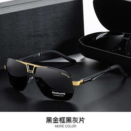 sunglasses men Day and night dual-purpose Colour changing Polarised sunglasses, men's anti high beam fishing, float watching, high-definition driving special 8708
