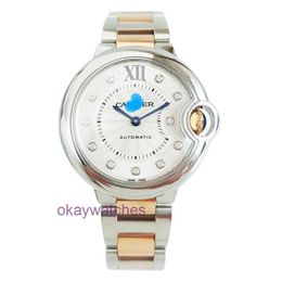 Aaaa Crratre Designer High Quality Automatic Watches Blue Balloon Series Diamond Set Automatic Mechanical Watch Womens Watch We902061