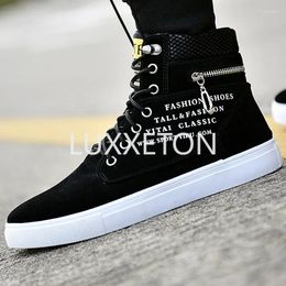 Casual Shoes 2024 Autumn/Winter European And American High Top For Men's Students Canvas Leisure Sports Trend Versatile Board