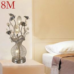 Table Lamps 8M Nordic Modern Lamp Fashionable Art Iiving Room Bedroom LED Originality Aluminum Wire Desk Light