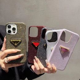 Luxury iPhone Phone Cases 15 14 Pro Max Designer P Bling Bling Hi Quality Purse 18 17 16 15pro 14pro 13 12 Plus Case with Logo Box Girls Woman MG