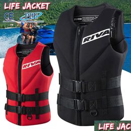 Life Vest & Buoy Adts Surf Kayak Wakeboard Motorboats Raft Rescue Boat Ski Water Sports Swimming Drifting Jacket 240425 Drop Delivery Dheoa